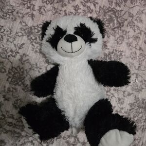 Plush Panda Bear Toy - Black and White